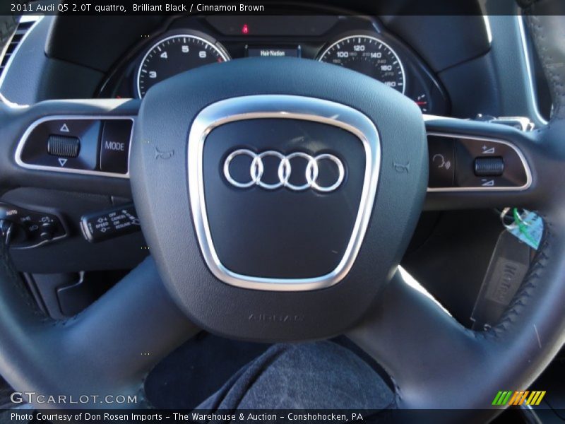 Brilliant Black / Cinnamon Brown 2011 Audi Q5 2.0T quattro