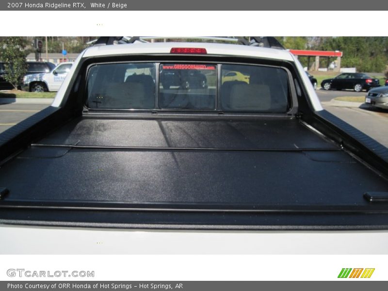 White / Beige 2007 Honda Ridgeline RTX