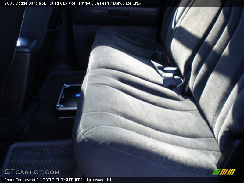Patriot Blue Pearl / Dark Slate Gray 2001 Dodge Dakota SLT Quad Cab 4x4