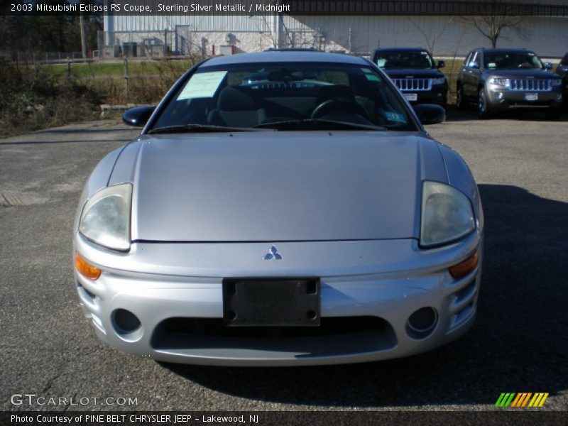 Sterling Silver Metallic / Midnight 2003 Mitsubishi Eclipse RS Coupe