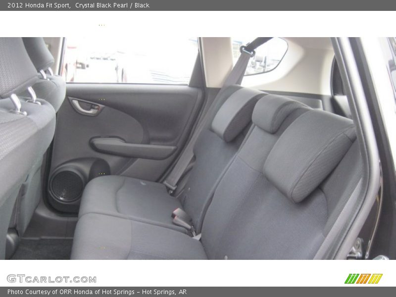 Crystal Black Pearl / Black 2012 Honda Fit Sport