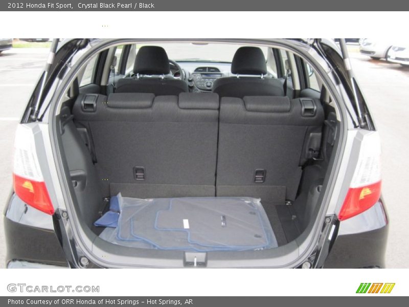 Crystal Black Pearl / Black 2012 Honda Fit Sport