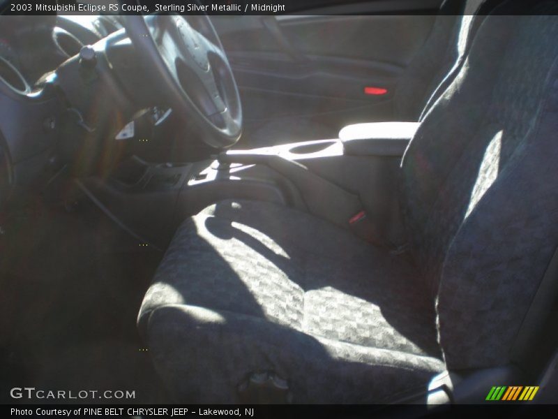 Sterling Silver Metallic / Midnight 2003 Mitsubishi Eclipse RS Coupe