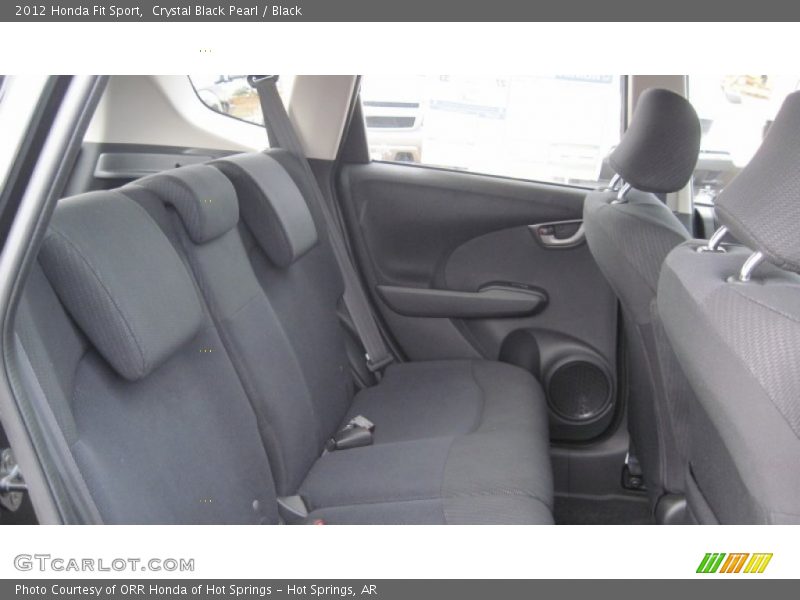 Crystal Black Pearl / Black 2012 Honda Fit Sport