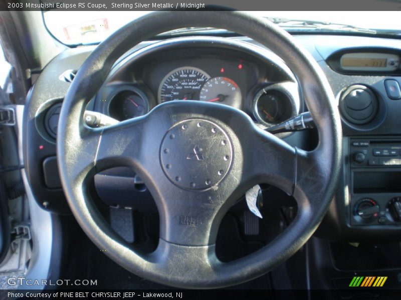 Sterling Silver Metallic / Midnight 2003 Mitsubishi Eclipse RS Coupe