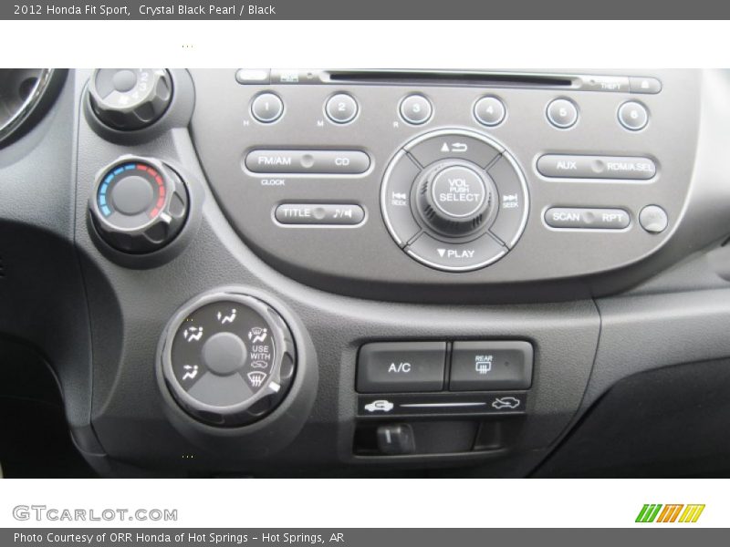 Controls of 2012 Fit Sport