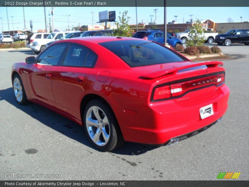 Redline 3-Coat Pearl / Black 2012 Dodge Charger SXT