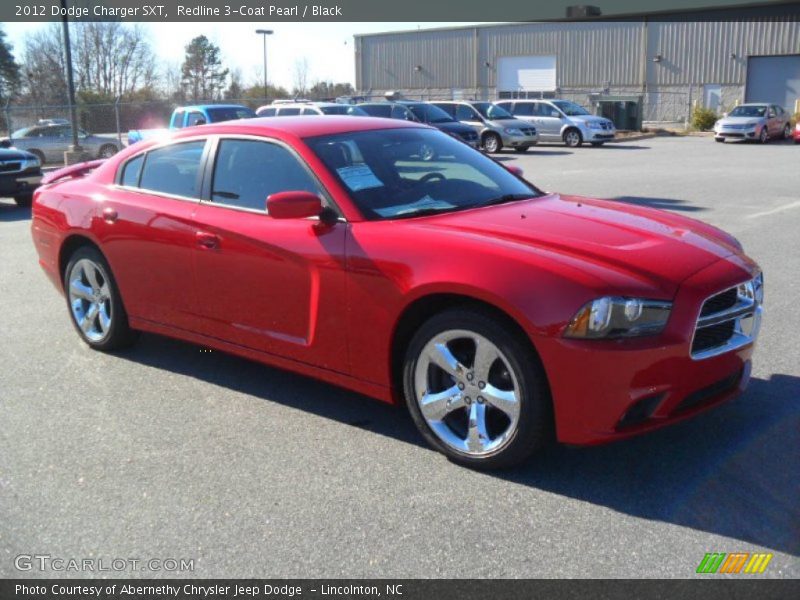 Redline 3-Coat Pearl / Black 2012 Dodge Charger SXT