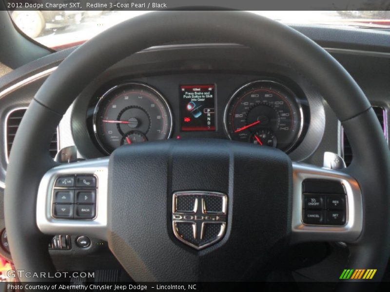Redline 3-Coat Pearl / Black 2012 Dodge Charger SXT