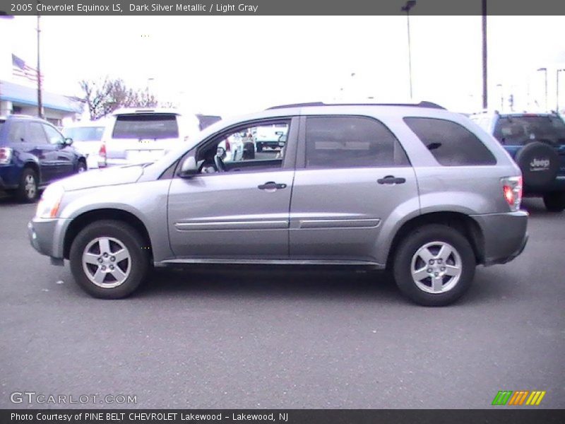 Dark Silver Metallic / Light Gray 2005 Chevrolet Equinox LS