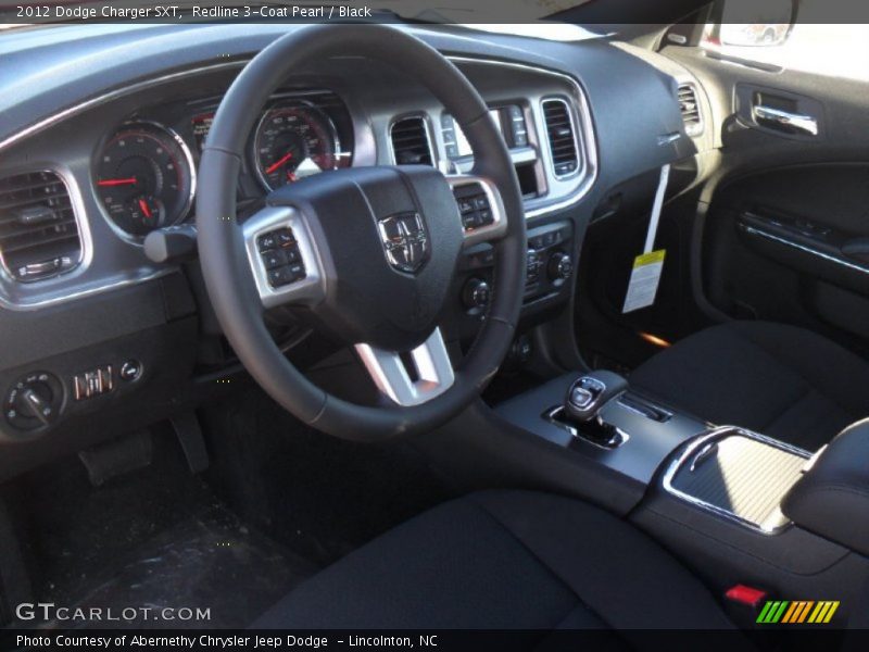 Redline 3-Coat Pearl / Black 2012 Dodge Charger SXT