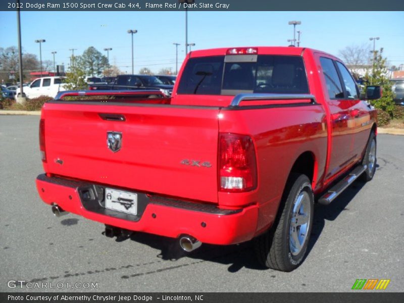 Flame Red / Dark Slate Gray 2012 Dodge Ram 1500 Sport Crew Cab 4x4