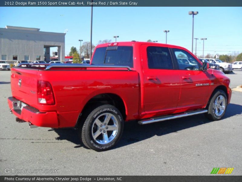 Flame Red / Dark Slate Gray 2012 Dodge Ram 1500 Sport Crew Cab 4x4