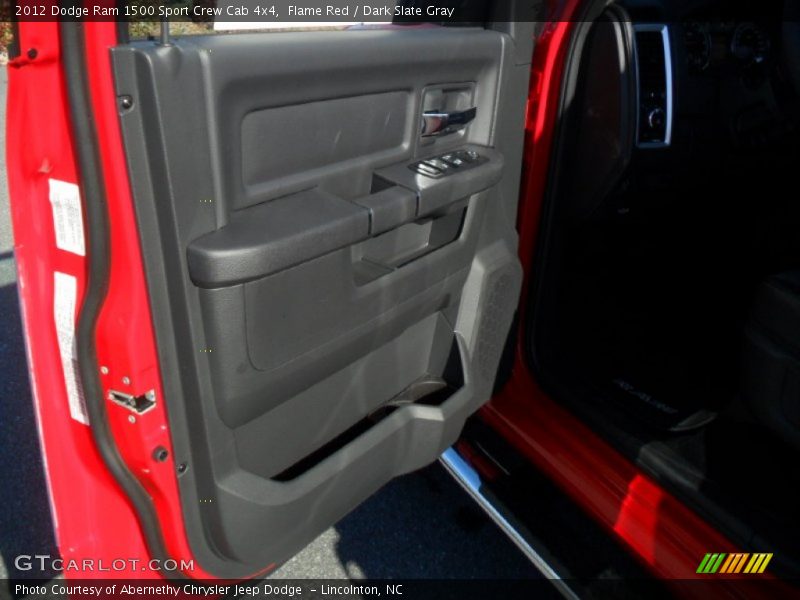 Flame Red / Dark Slate Gray 2012 Dodge Ram 1500 Sport Crew Cab 4x4