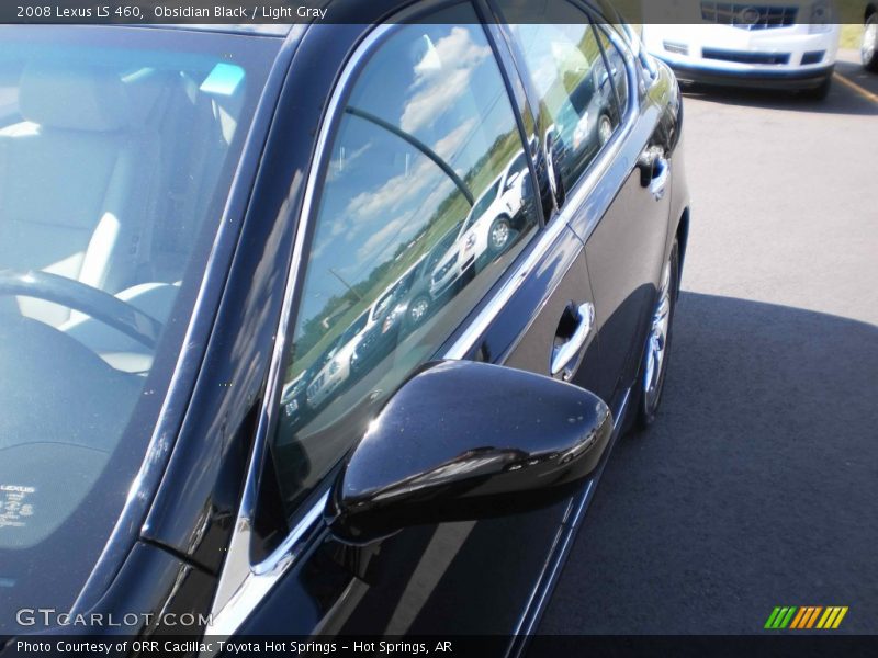 Obsidian Black / Light Gray 2008 Lexus LS 460