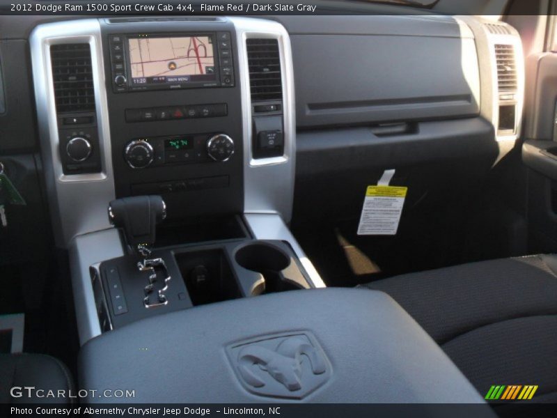 Flame Red / Dark Slate Gray 2012 Dodge Ram 1500 Sport Crew Cab 4x4