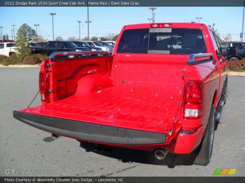Flame Red / Dark Slate Gray 2012 Dodge Ram 1500 Sport Crew Cab 4x4