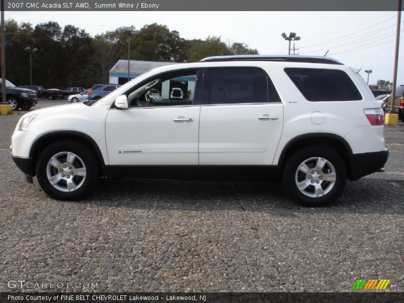 Summit White / Ebony 2007 GMC Acadia SLT AWD
