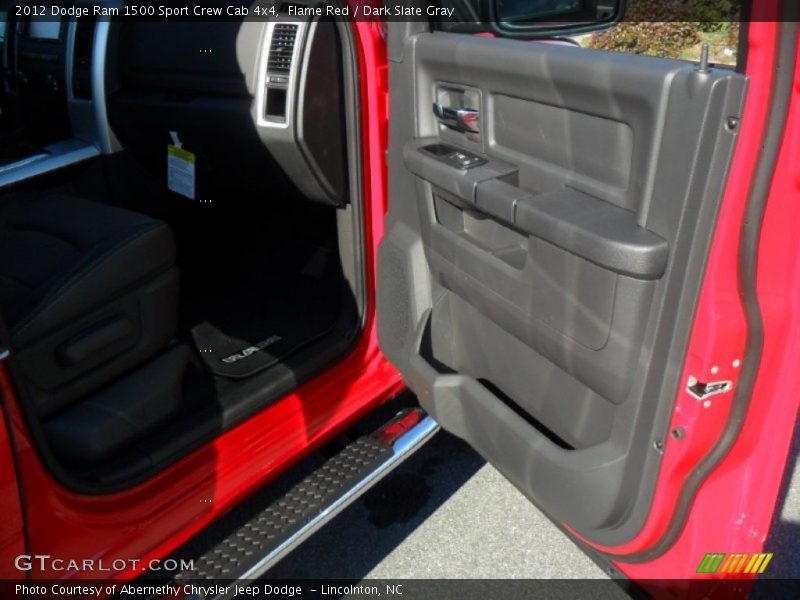 Flame Red / Dark Slate Gray 2012 Dodge Ram 1500 Sport Crew Cab 4x4