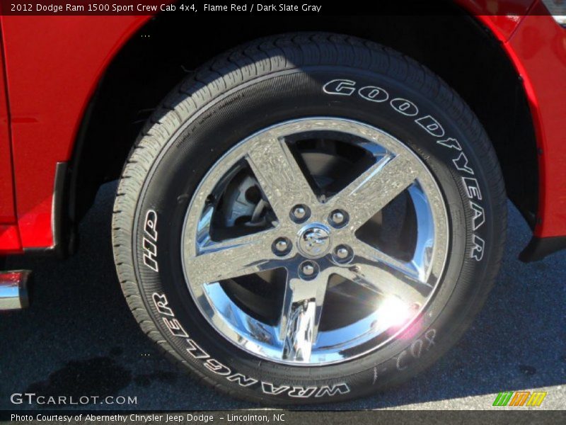 Flame Red / Dark Slate Gray 2012 Dodge Ram 1500 Sport Crew Cab 4x4