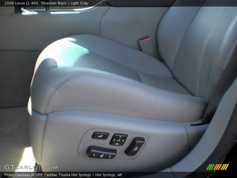 Obsidian Black / Light Gray 2008 Lexus LS 460