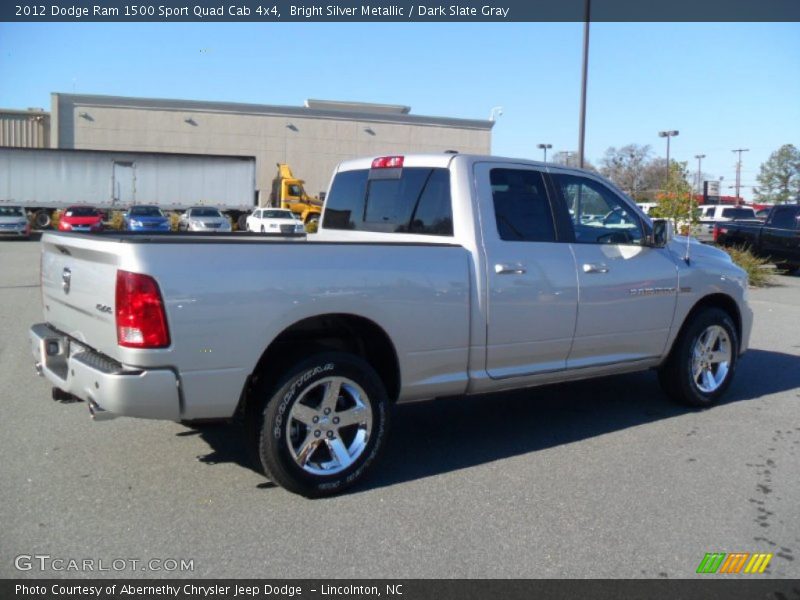 Bright Silver Metallic / Dark Slate Gray 2012 Dodge Ram 1500 Sport Quad Cab 4x4