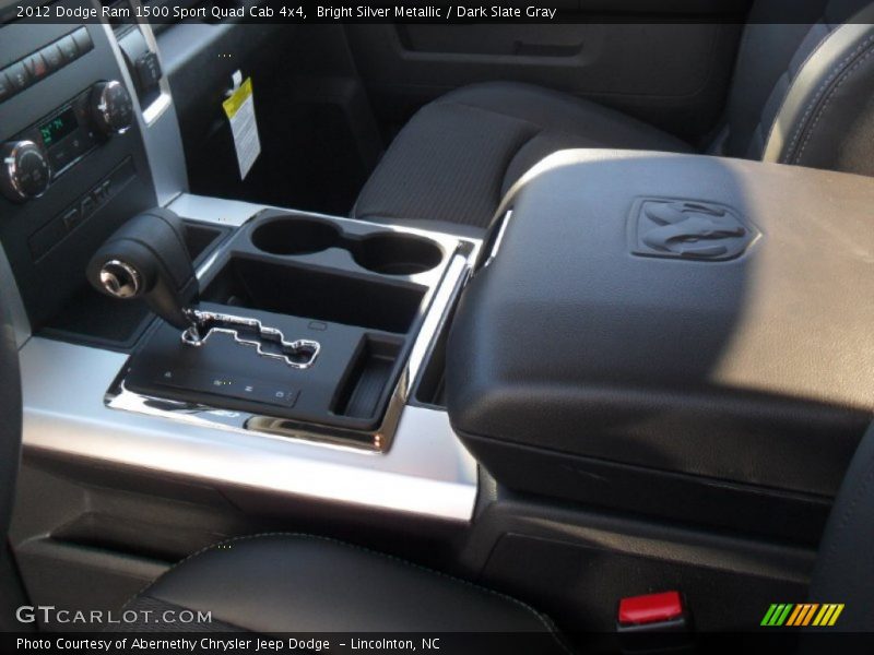 Bright Silver Metallic / Dark Slate Gray 2012 Dodge Ram 1500 Sport Quad Cab 4x4