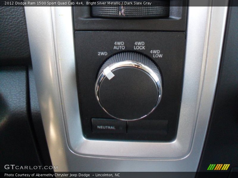 Bright Silver Metallic / Dark Slate Gray 2012 Dodge Ram 1500 Sport Quad Cab 4x4