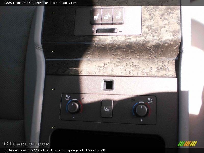 Obsidian Black / Light Gray 2008 Lexus LS 460