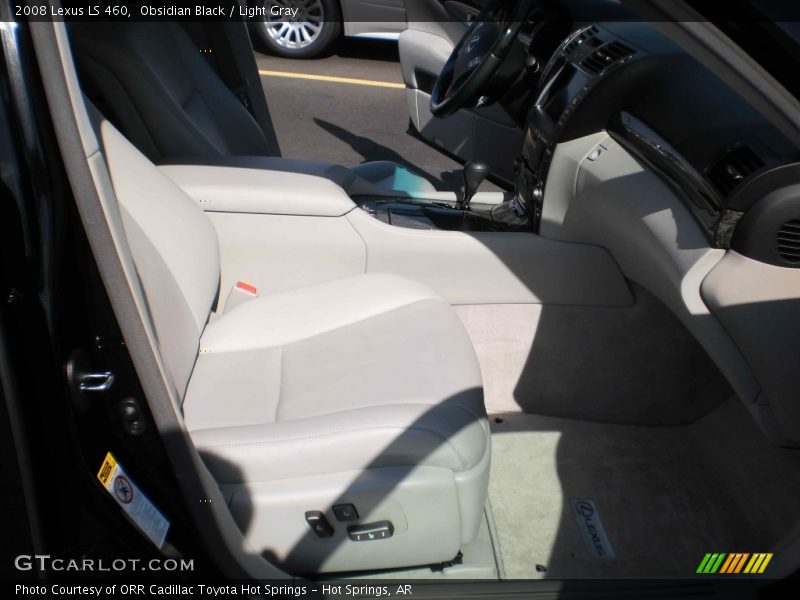 Obsidian Black / Light Gray 2008 Lexus LS 460