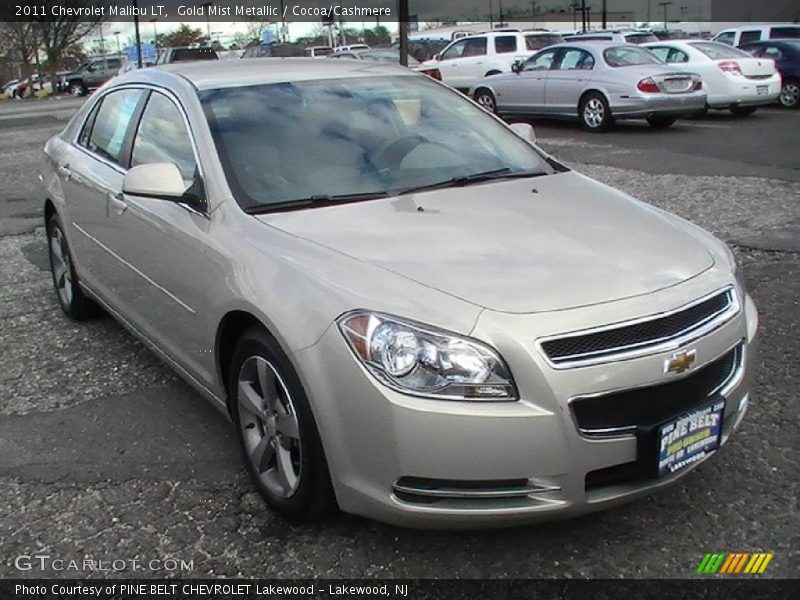 Gold Mist Metallic / Cocoa/Cashmere 2011 Chevrolet Malibu LT