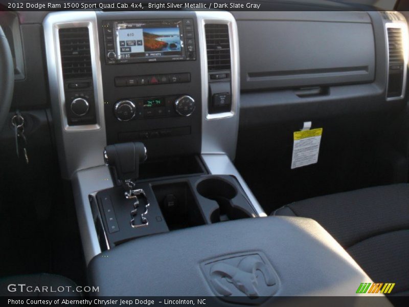 Bright Silver Metallic / Dark Slate Gray 2012 Dodge Ram 1500 Sport Quad Cab 4x4