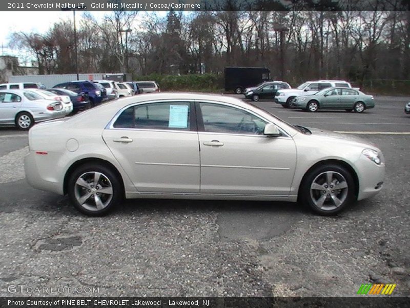 Gold Mist Metallic / Cocoa/Cashmere 2011 Chevrolet Malibu LT