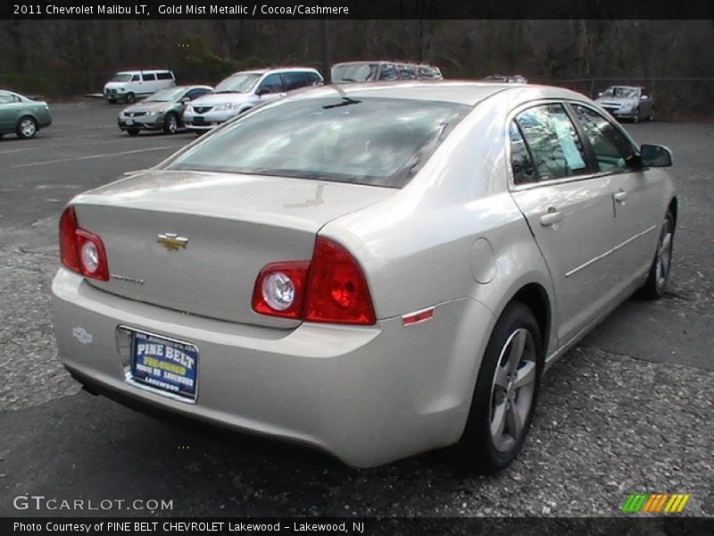 Gold Mist Metallic / Cocoa/Cashmere 2011 Chevrolet Malibu LT