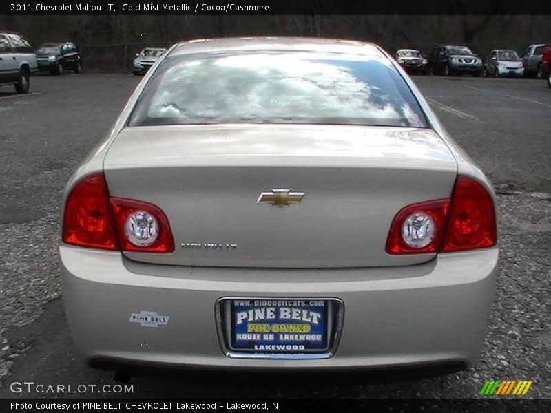 Gold Mist Metallic / Cocoa/Cashmere 2011 Chevrolet Malibu LT