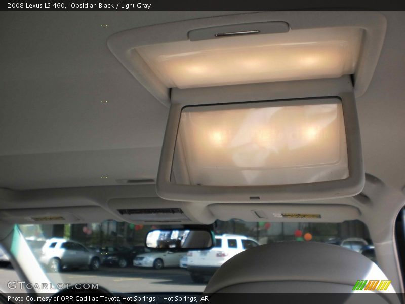 Obsidian Black / Light Gray 2008 Lexus LS 460