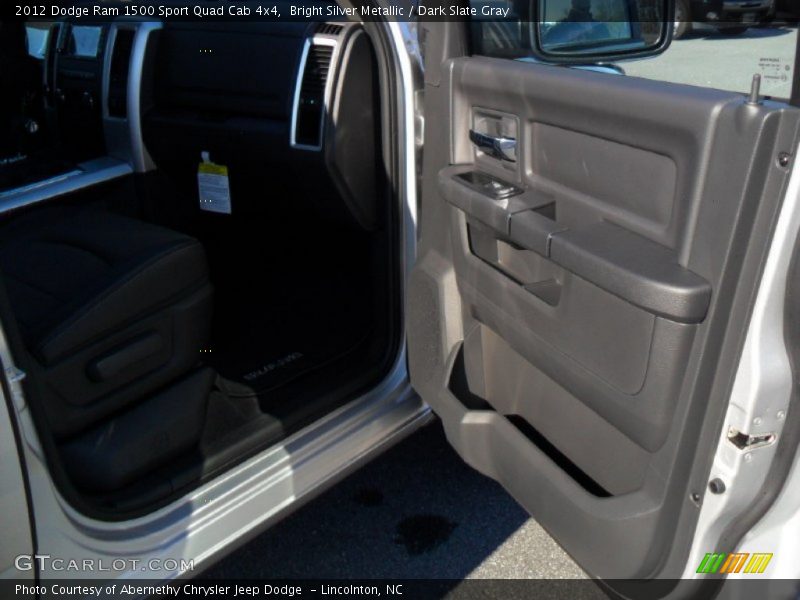 Bright Silver Metallic / Dark Slate Gray 2012 Dodge Ram 1500 Sport Quad Cab 4x4
