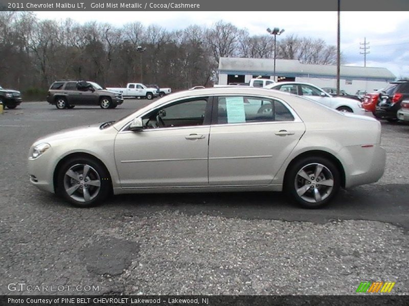 Gold Mist Metallic / Cocoa/Cashmere 2011 Chevrolet Malibu LT