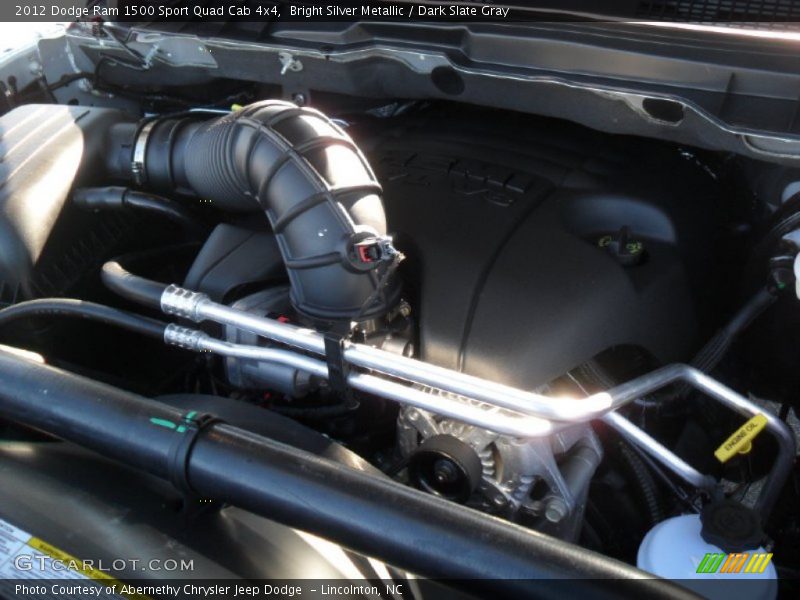 Bright Silver Metallic / Dark Slate Gray 2012 Dodge Ram 1500 Sport Quad Cab 4x4