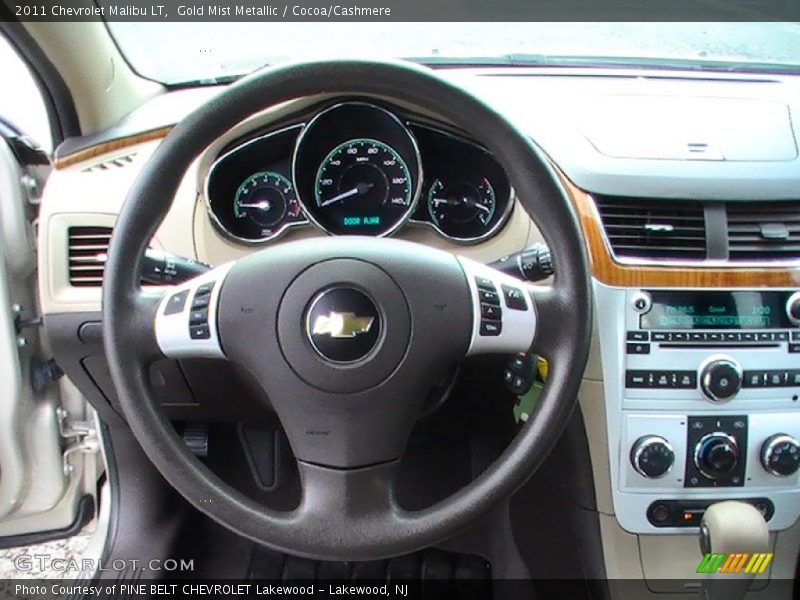 Gold Mist Metallic / Cocoa/Cashmere 2011 Chevrolet Malibu LT