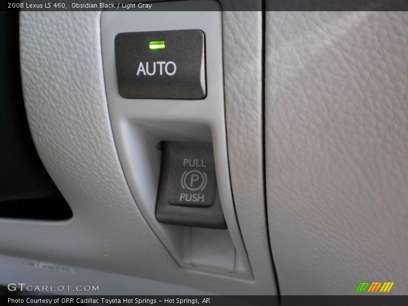 Obsidian Black / Light Gray 2008 Lexus LS 460