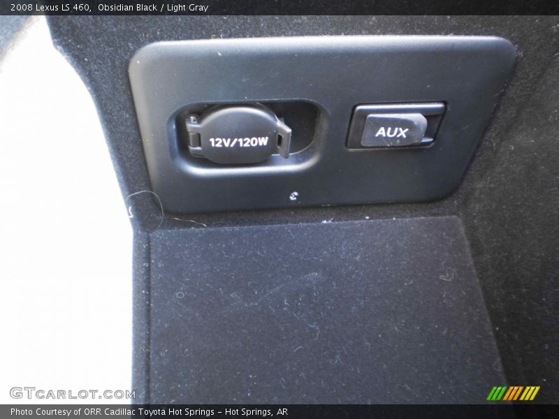Obsidian Black / Light Gray 2008 Lexus LS 460