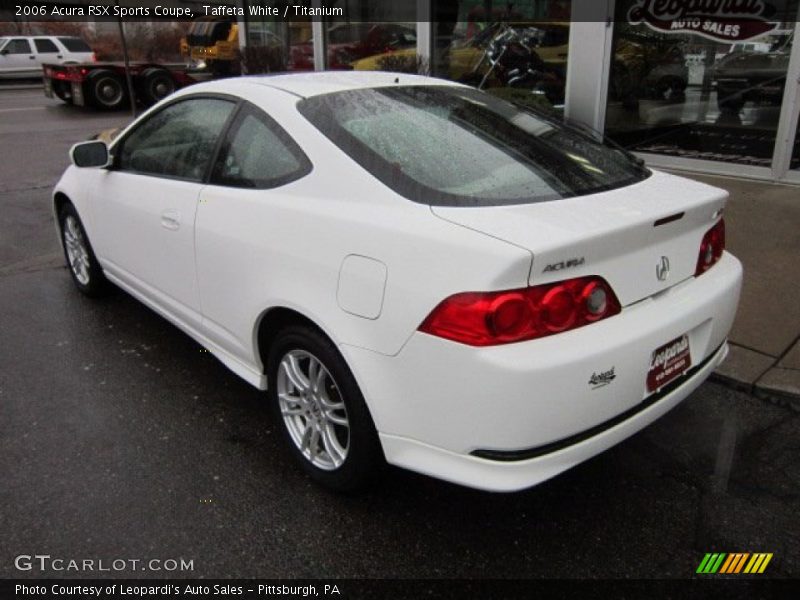 Taffeta White / Titanium 2006 Acura RSX Sports Coupe