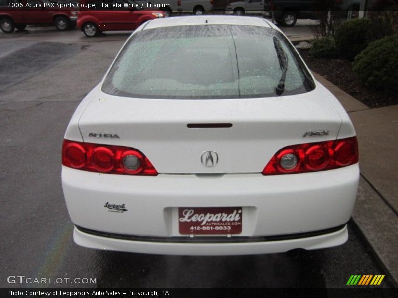 Taffeta White / Titanium 2006 Acura RSX Sports Coupe