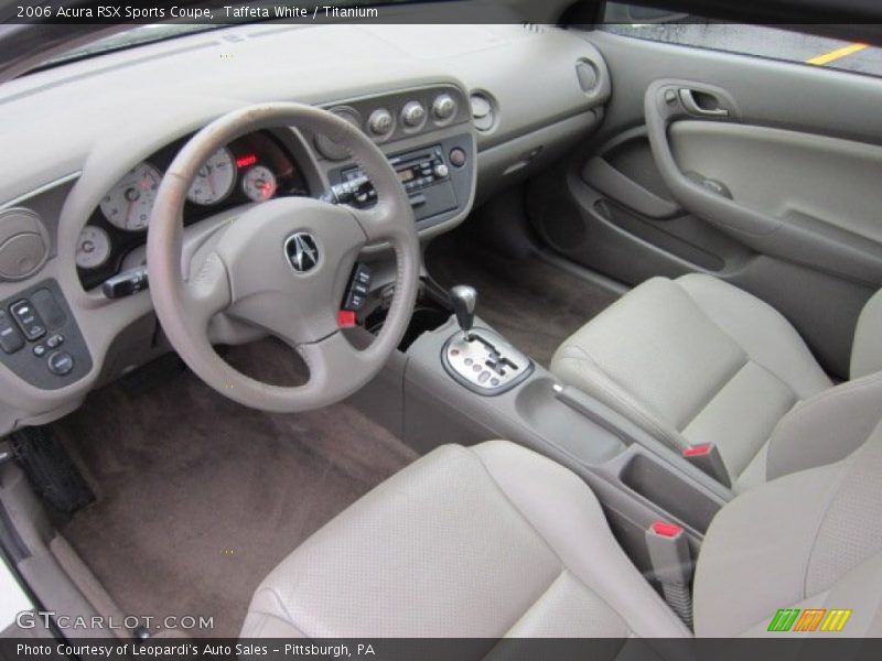 Taffeta White / Titanium 2006 Acura RSX Sports Coupe