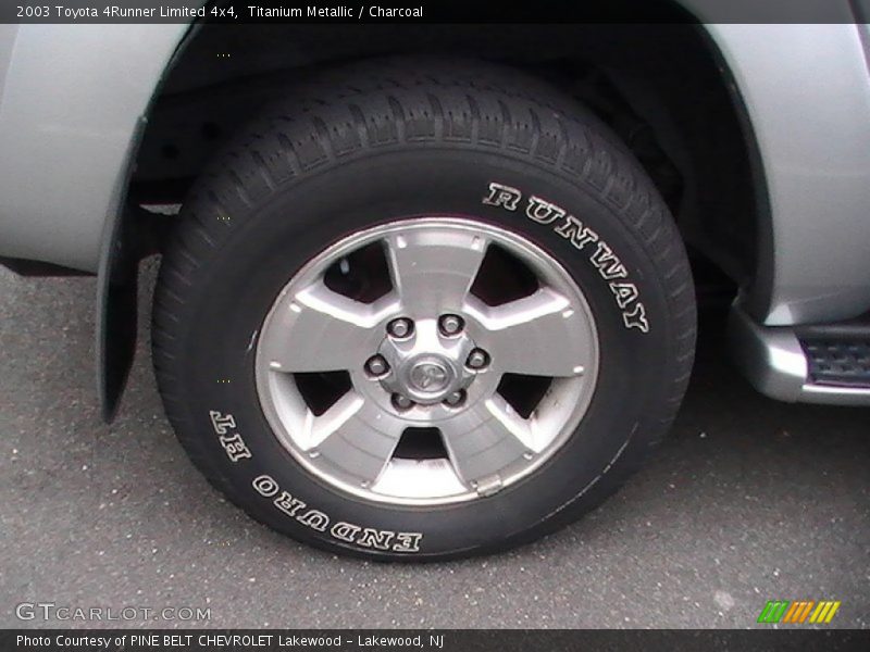 Titanium Metallic / Charcoal 2003 Toyota 4Runner Limited 4x4