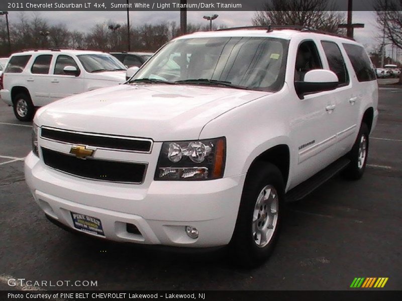 Summit White / Light Titanium/Dark Titanium 2011 Chevrolet Suburban LT 4x4
