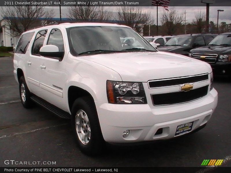 Summit White / Light Titanium/Dark Titanium 2011 Chevrolet Suburban LT 4x4