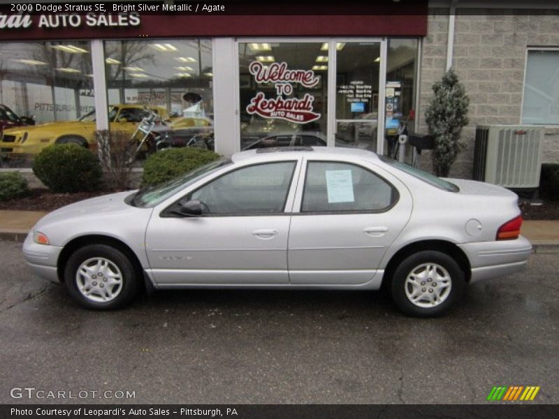 Bright Silver Metallic / Agate 2000 Dodge Stratus SE