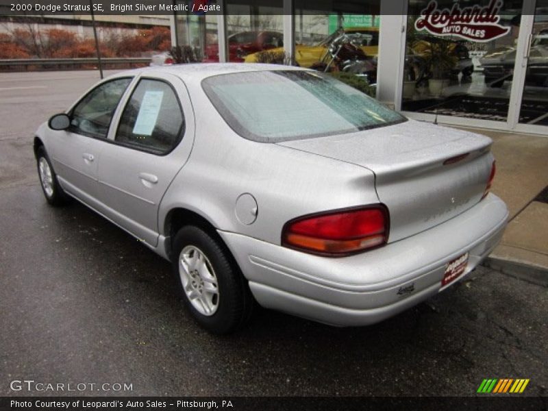 Bright Silver Metallic / Agate 2000 Dodge Stratus SE